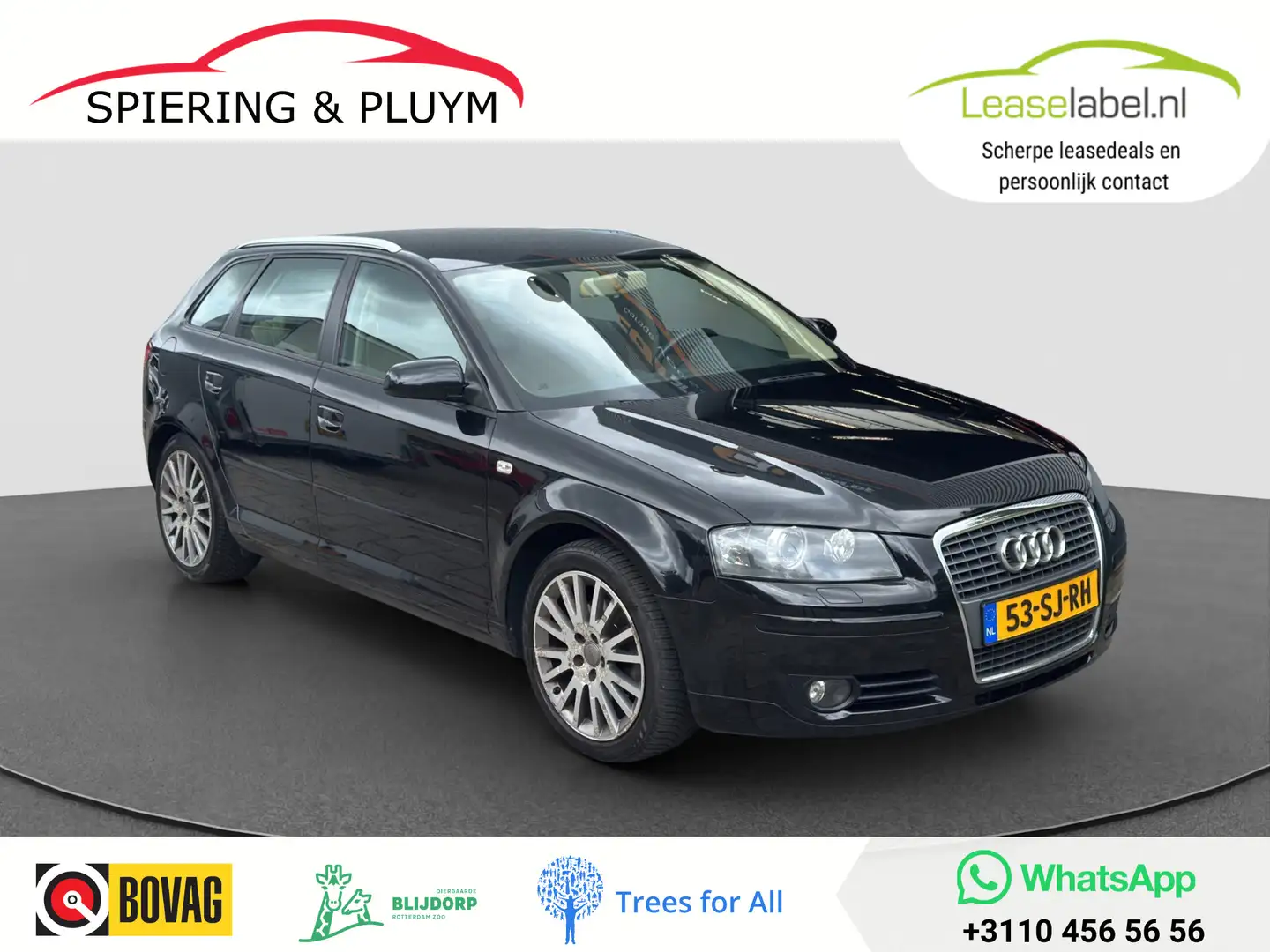 Audi A3 Sportback 2.0 FSI Ambition | 1e Eigenaar | Automaa Nero - 1