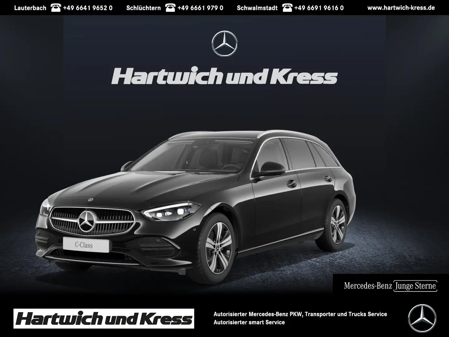 Mercedes-Benz C 180 C 180 T Avantgarde+AHK+Digital-Light+360°Kamera+To Fekete - 1