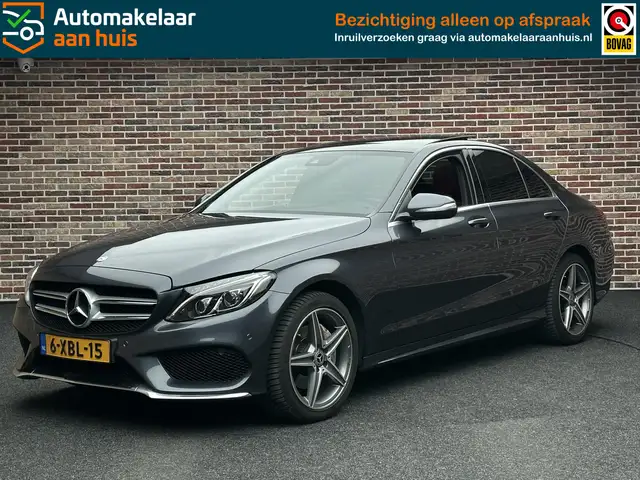 Mercedes-Benz C 180 AMG-line Pano Memory Leer Sfeer Carplay