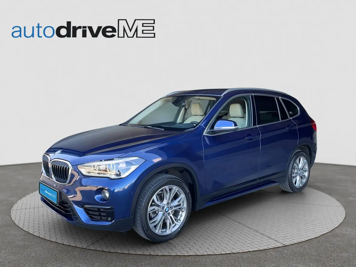BMW X1 sDrive 18d Sport Line KAM LED Kam. Leder SHZ Blau - 1