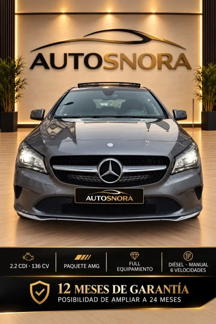 Mercedes-Benz MERCEDES-BENZ Clase CLA Berlina Manual de 4 Puert Gris - 2