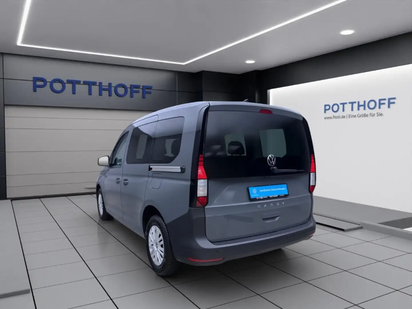 Volkswagen Caddy 2.0 TDI KOMBI KR PDC NAVI KAMERA SHZG BLUETOOTH Grau - 2