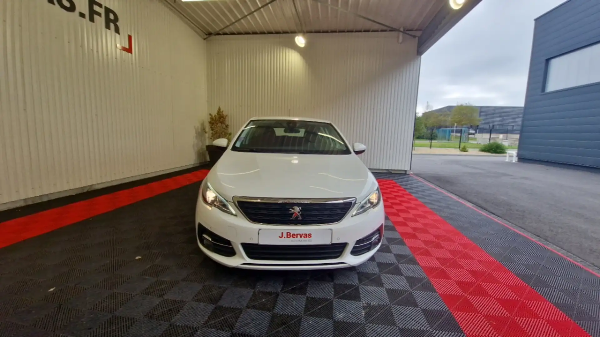 Peugeot 308 SOCIETE puretech 130ch ss eat8 active business Blanc - 2