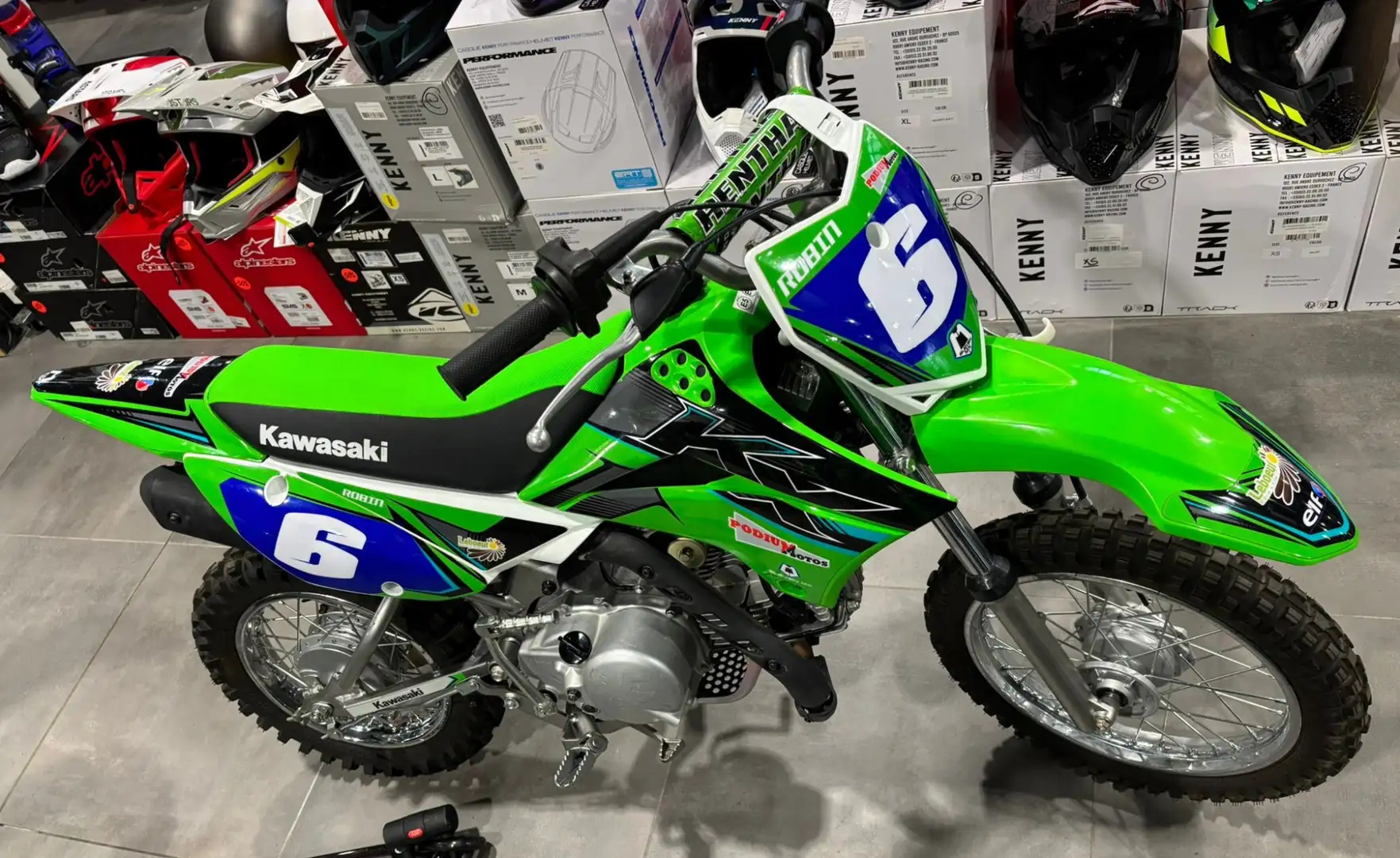 Kawasaki KLX 110 Grün - 2