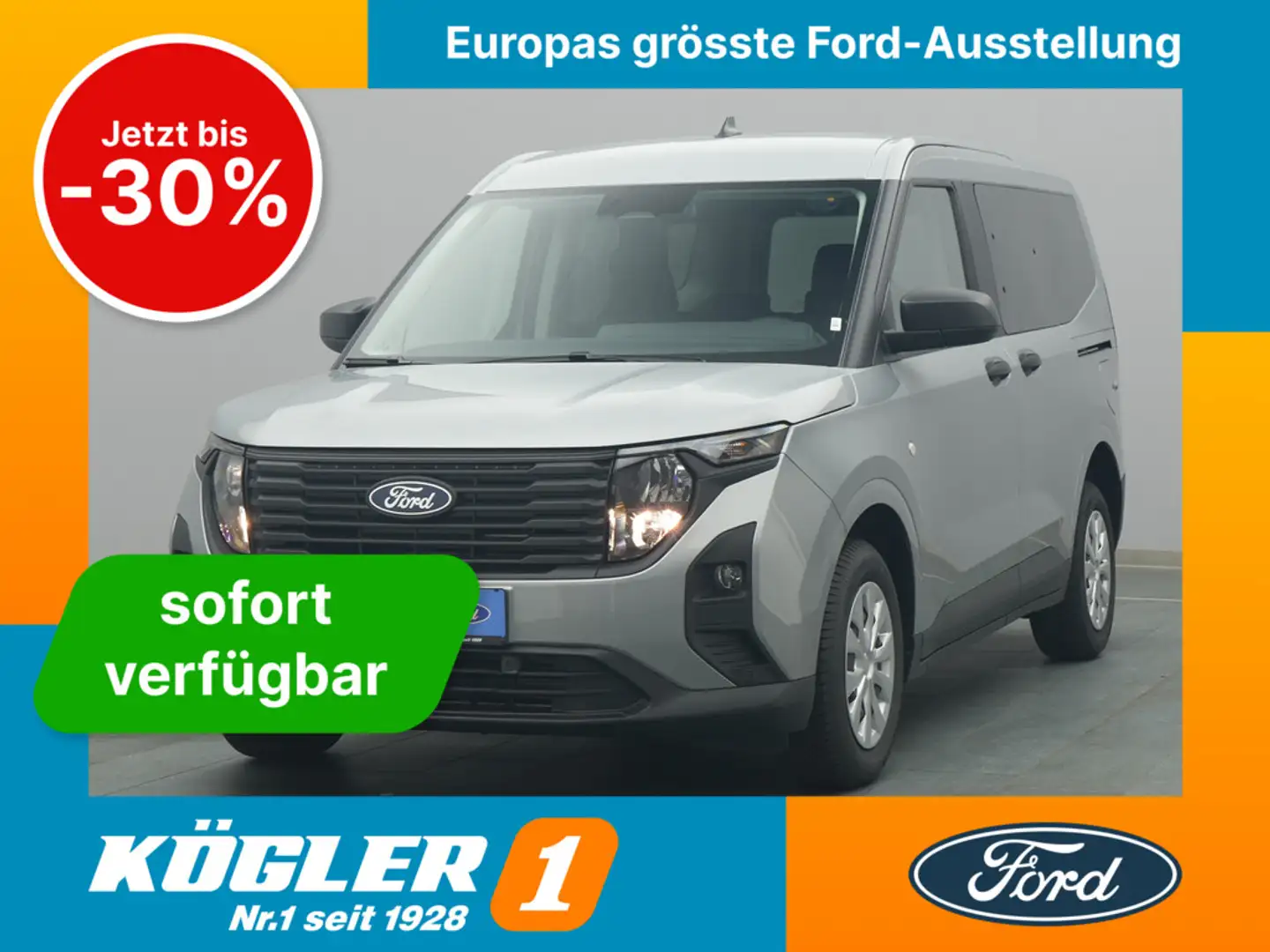 Ford Tourneo Courier Trend 125PS/Winter-P./PDC Argent - 1