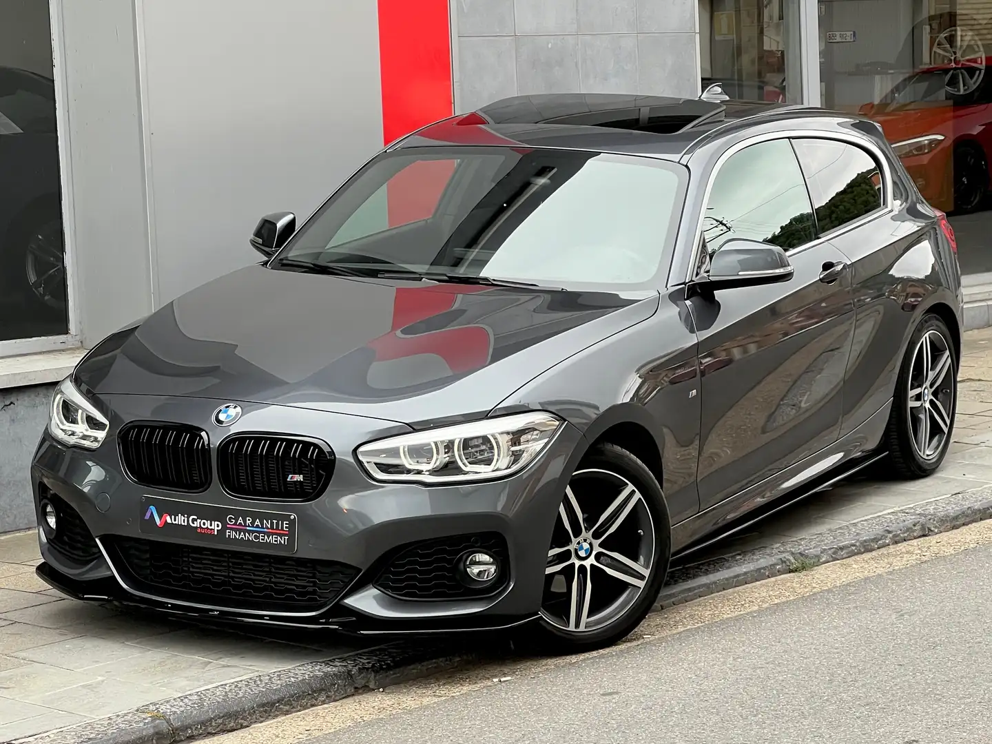 BMW 116 i Pack///M Perfomance*GARANTIE 1an*FullOptiontion Gris - 1