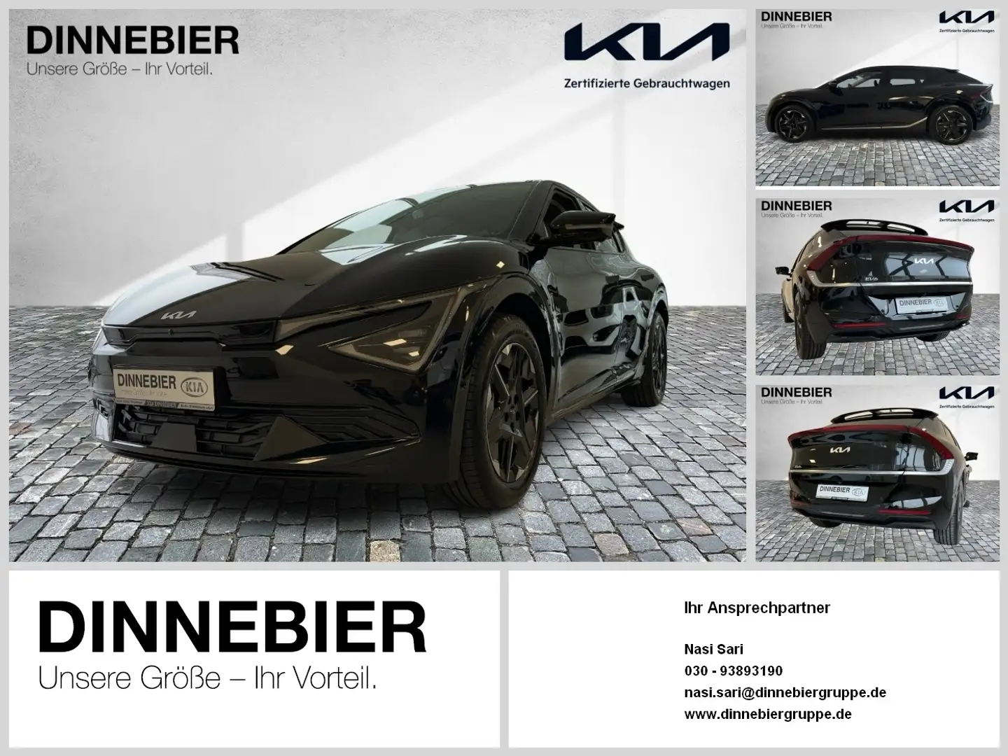 Kia EV6 PE EARTH 84 RWD WP CO ASSD DR Czarny - 1