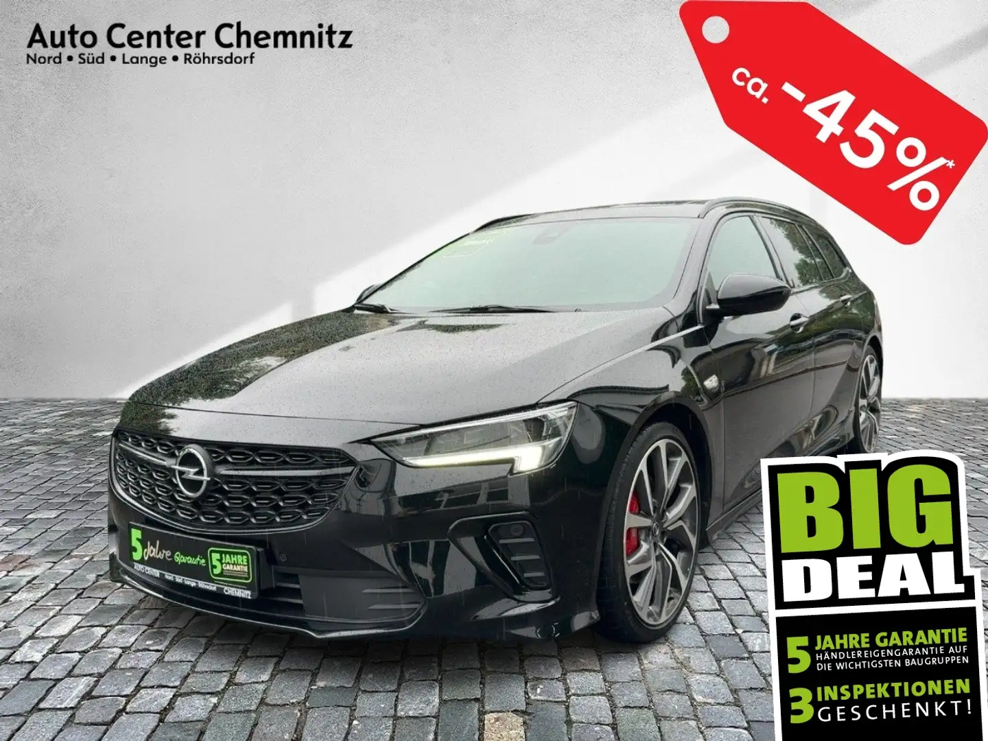 Opel Insignia ST AT8 GSi 4x4 PanoSD/BOSE/HeadUp/Leder Zwart - 1