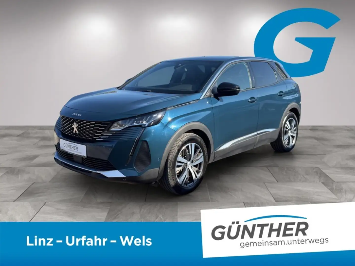 Peugeot 3008 Allure 1.6 PureTech 180 EAT8 Blau - 1