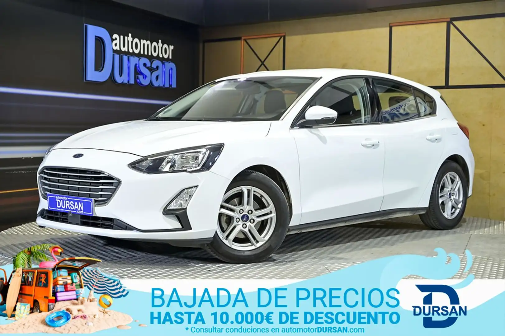 Ford Focus 1.5Ecoblue Trend+ 120 Blanco - 1