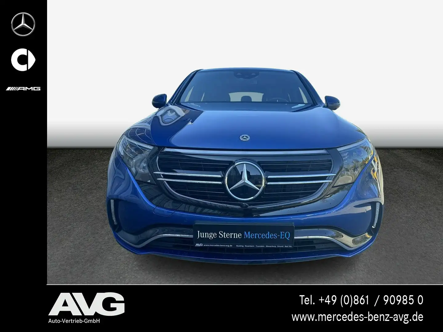 Mercedes-Benz EQC 400 EQC 400 4M AMG 360° MULTIBEAM SCHIEBEDACH KEYLES Modrá - 2