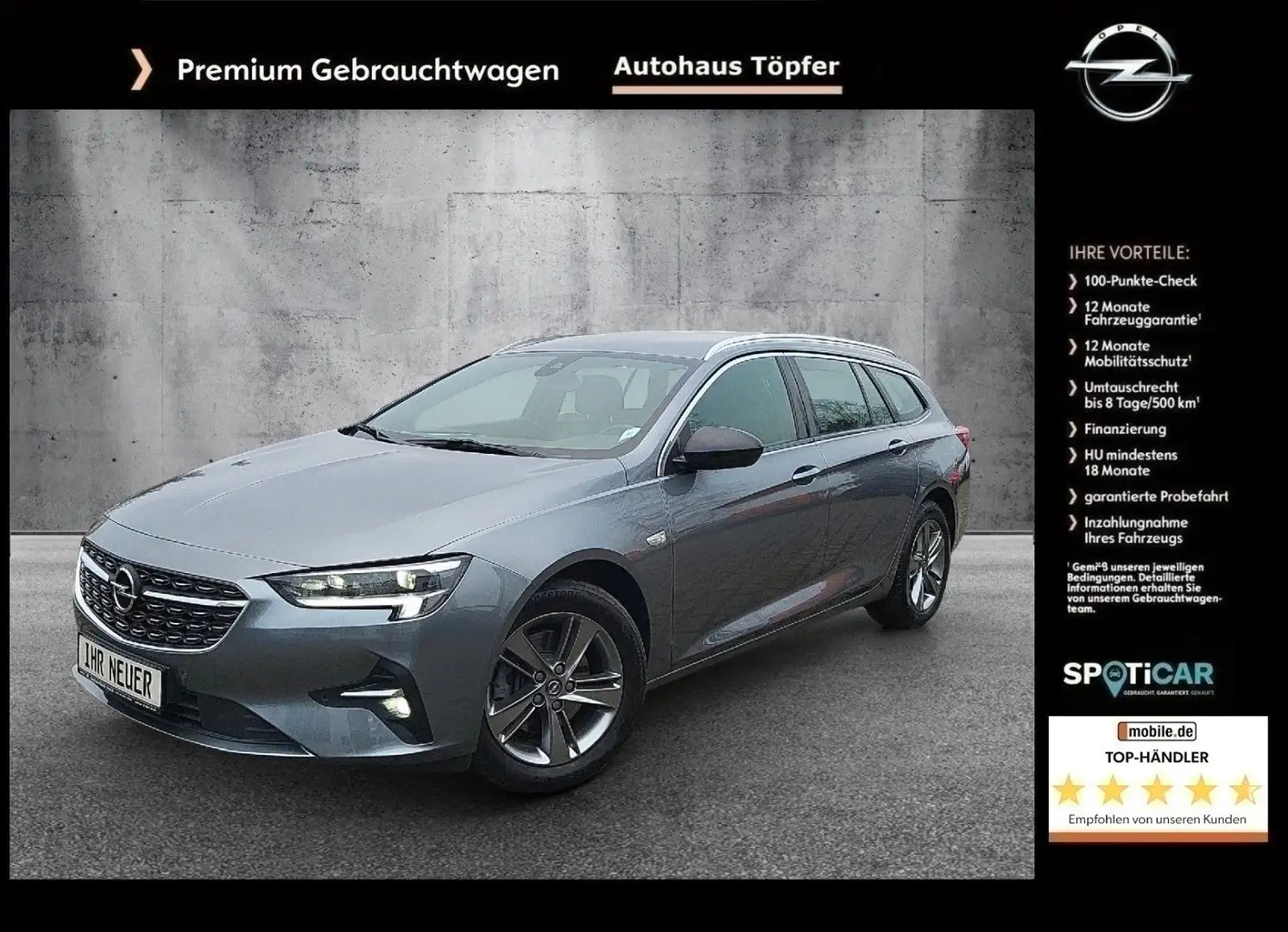 Opel Insignia B ST Premium "Elegance" 1-Hand/LED/Navi Grau - 1