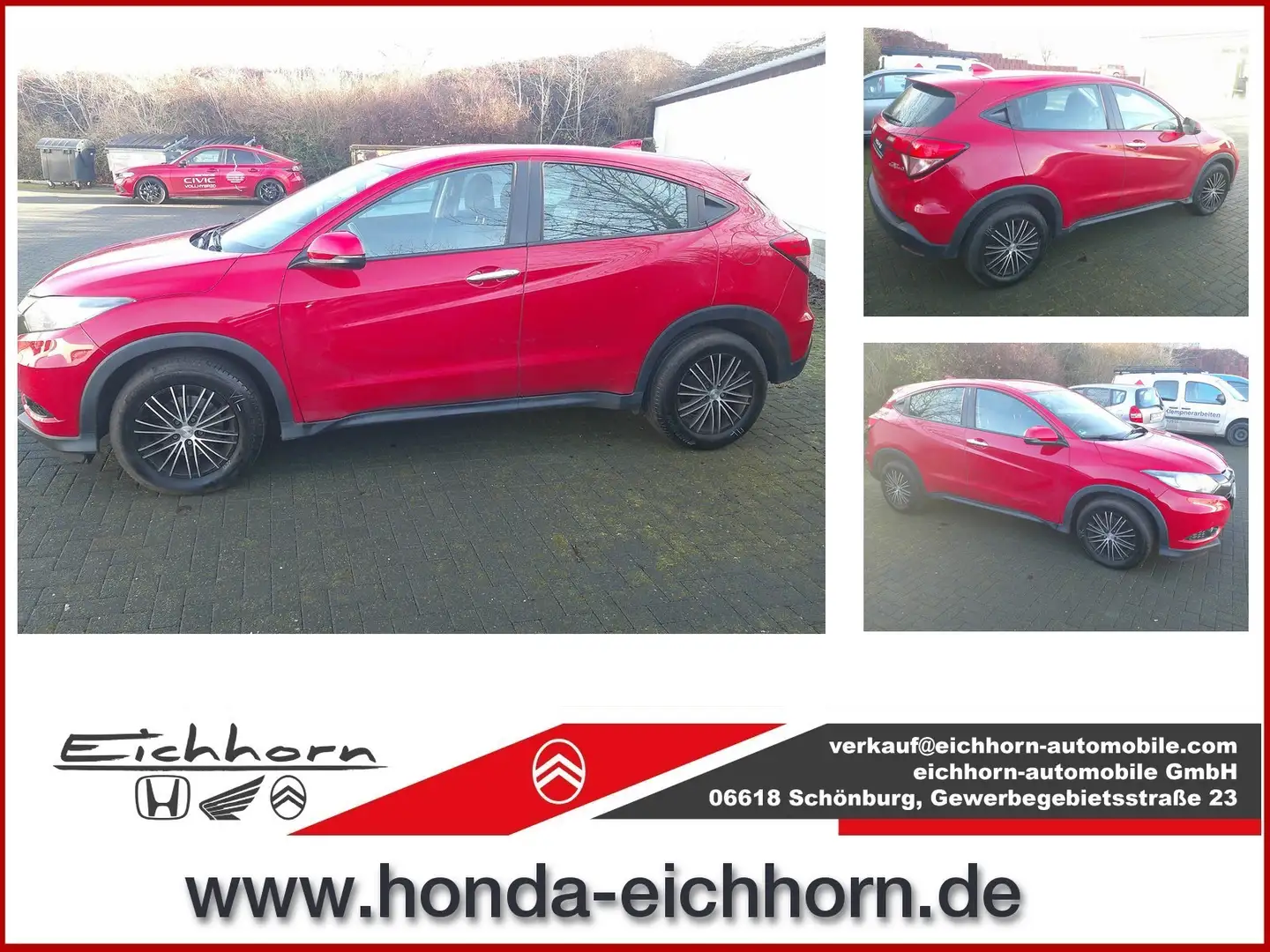 Honda HR-V 1,6 Elegance Navi. Rot - 1