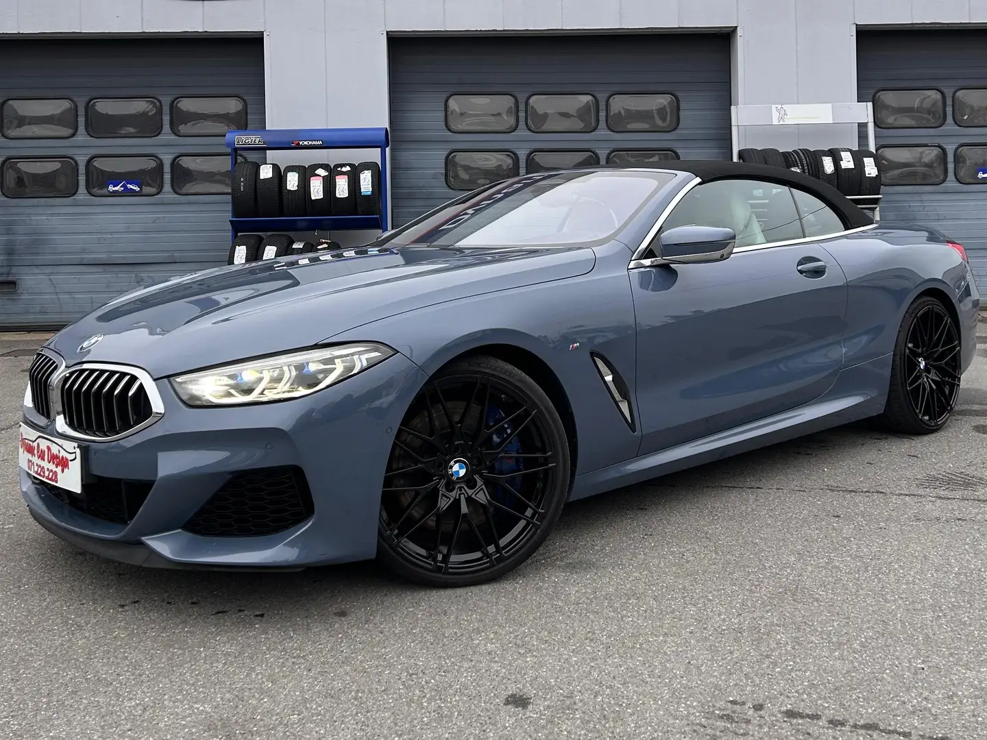 BMW M850 Cabrio M850iXAS OPF Bleu - 1