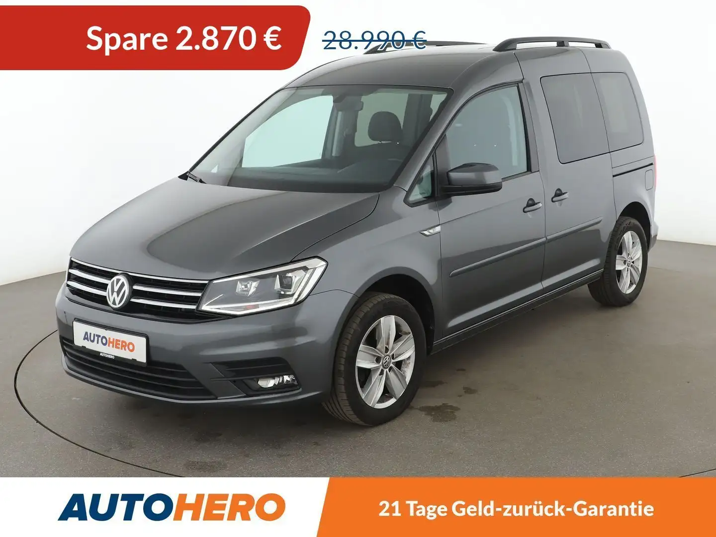 Volkswagen Caddy 2.0 TDI Comfortline BMT Aut.*NAVI*XENON*ACC* Gris - 1
