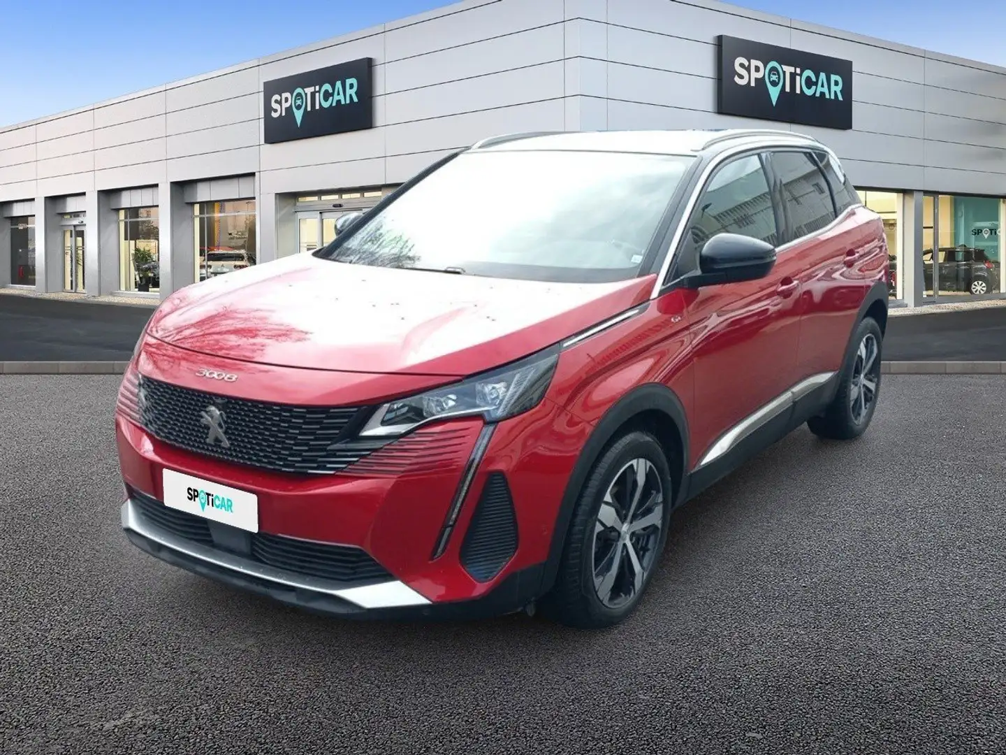 Peugeot 3008 BlueHDI 130 S&S EAT8 GT aut. Rood - 1