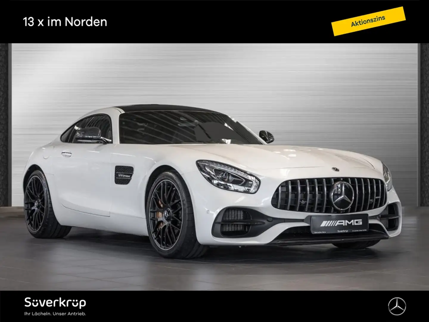 Mercedes-Benz AMG GT S Coupe BURM COMAND MEMO KAMERA PANO PDC Blanc - 1