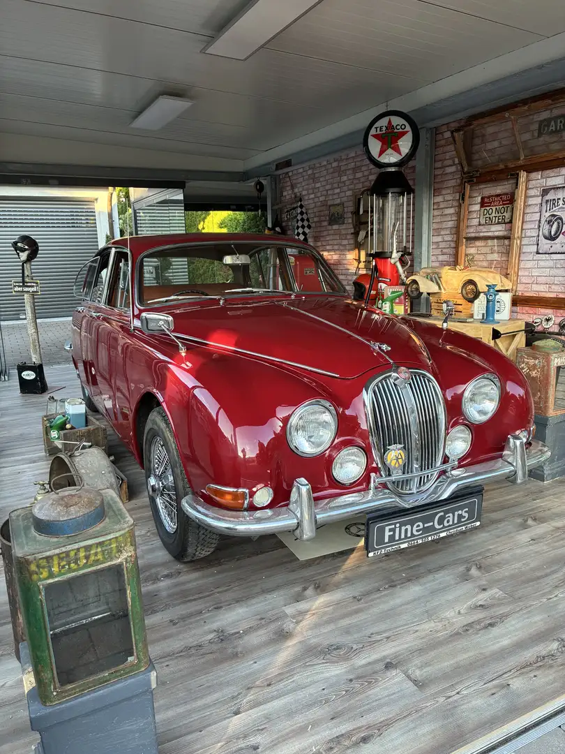 Jaguar S-Type Oldtimer ältere Restauration Chromspeichen H-Zu Czerwony - 2