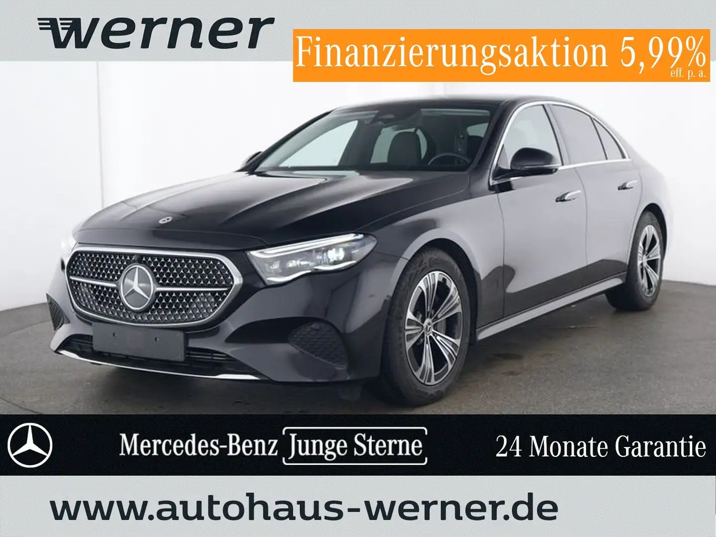 Mercedes-Benz E 450 4M AVANTG-ADV+ MEMORY AKUSTIK DIGIT-L 360° Negro - 1
