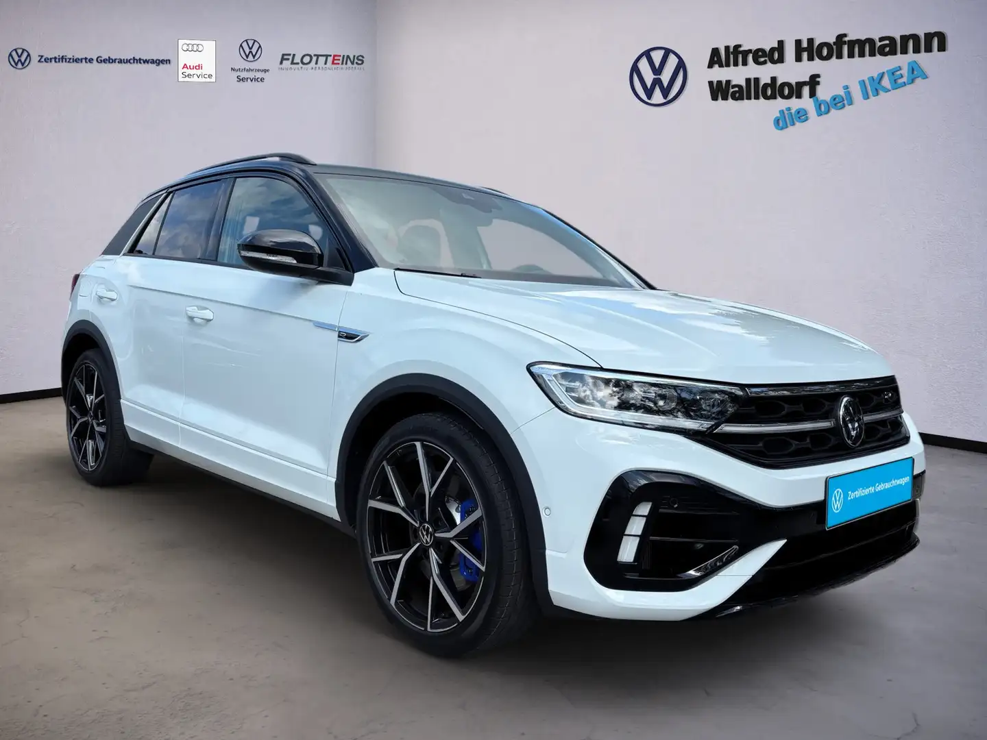 Volkswagen T-Roc 2.0 TSI DSG ALLRAD KEYLESS AHK LEDER NAVI LED KLIM Blanco - 2