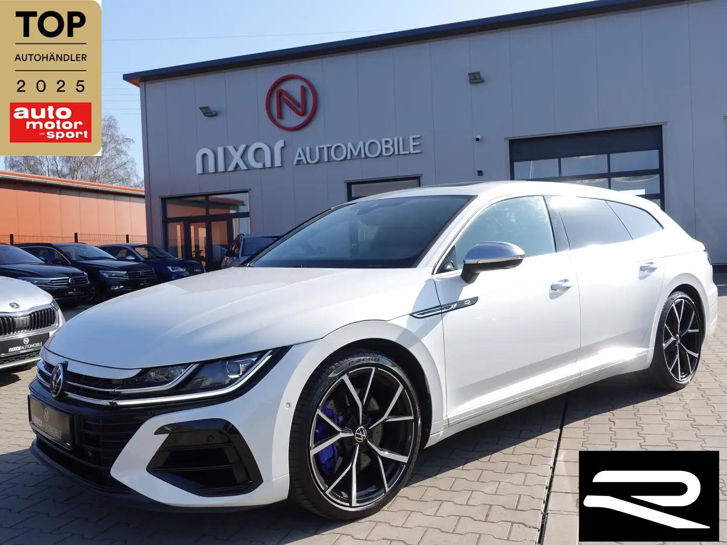 Volkswagen Arteon Shooting Brake R 4Motion DSG/Pano/Harmann/Volleder Blanc - 1