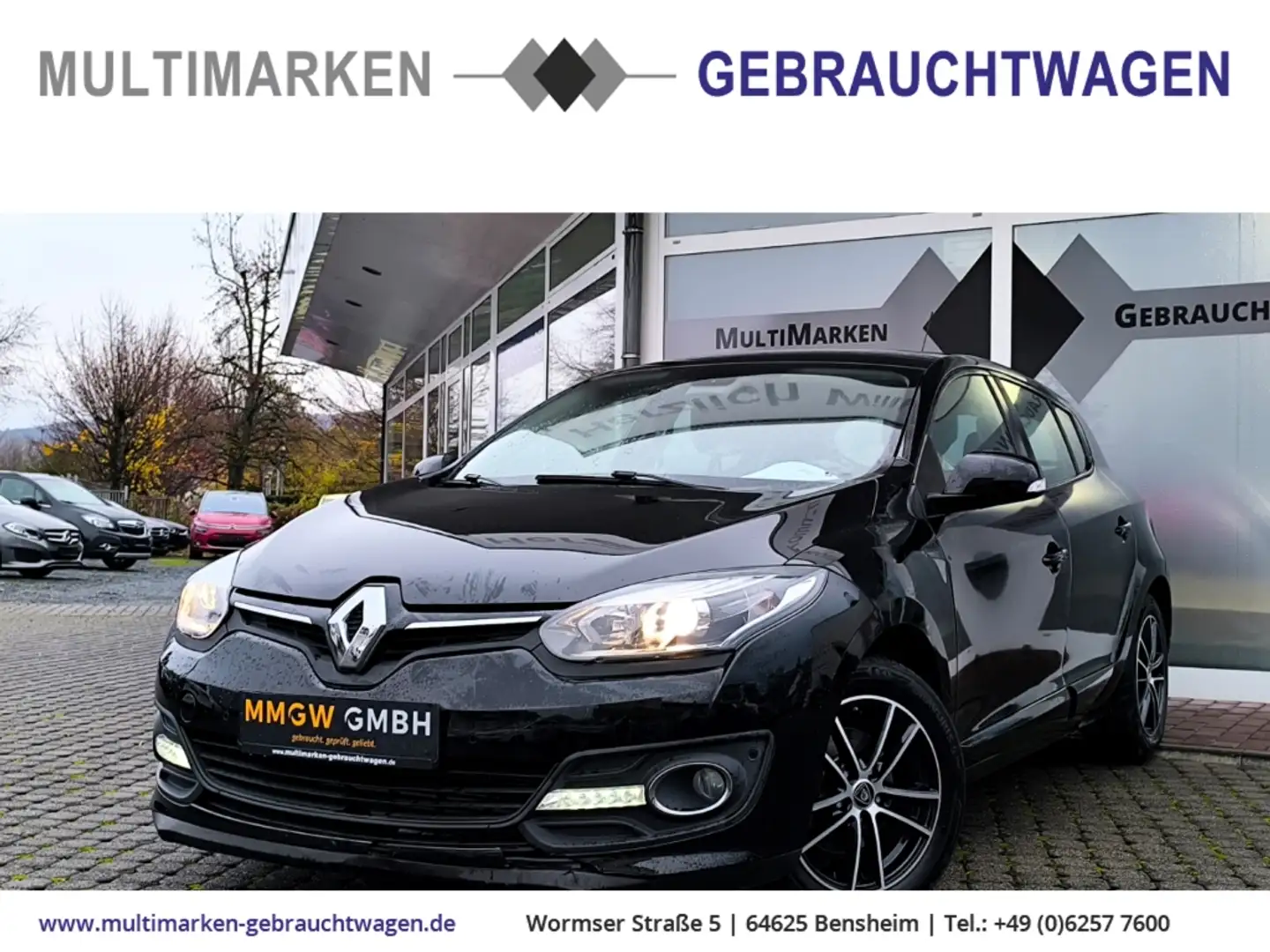 Renault Megane III Paris 1.2 TCe 130 Navi/SHZ/Zündaussetzer Noir - 1