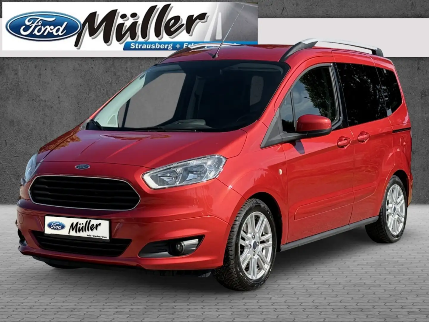 Ford Tourneo Courier Titanium 1.0 EcoBoost Rouge - 1