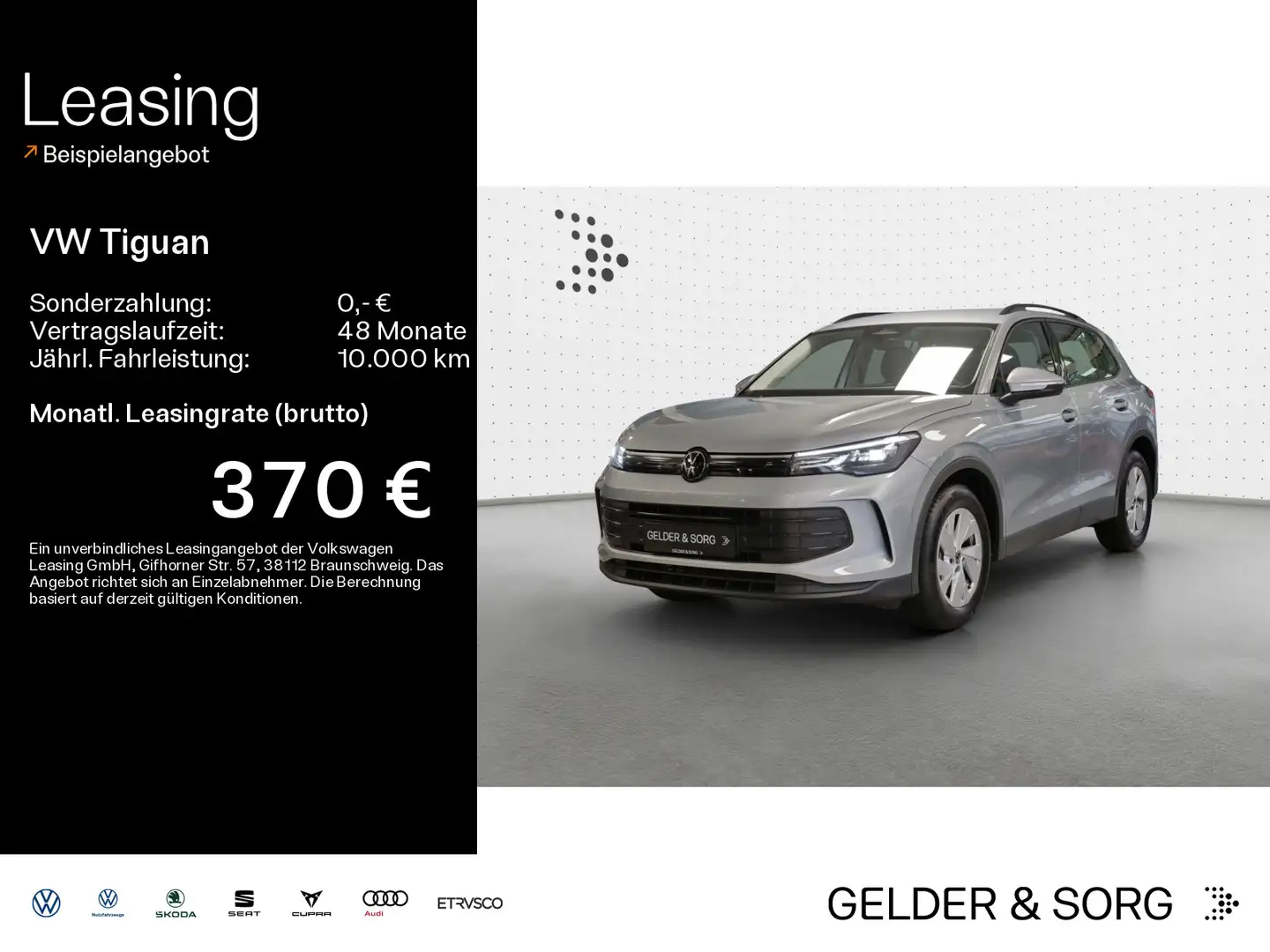 Volkswagen Tiguan 1.5 TSI RFK*LED*EPH*DAB+*AHK*Digital Silber - 1