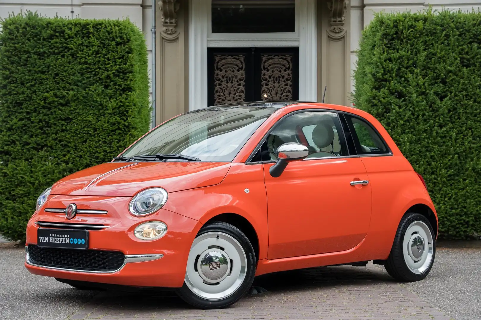 Fiat 500 0.9 TwinAir Turbo Anniversario PANO | CARPLAY | OR Orange - 1