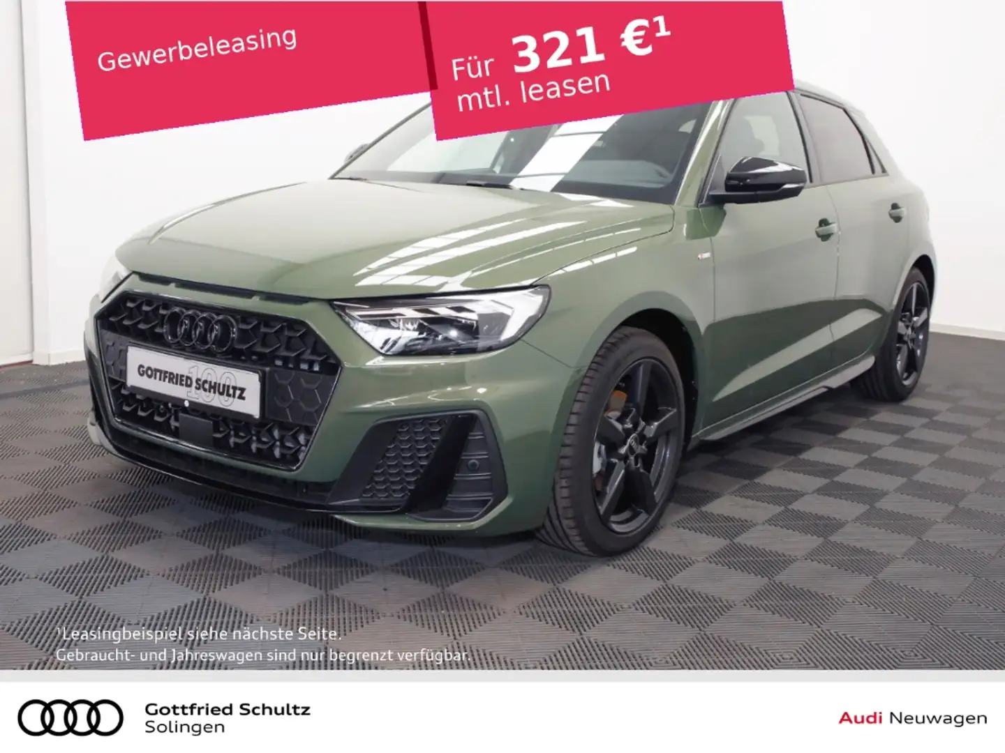 Audi A1 Sportback 35 TFSI Rückfahrkamera Smartphone S line Vert - 1