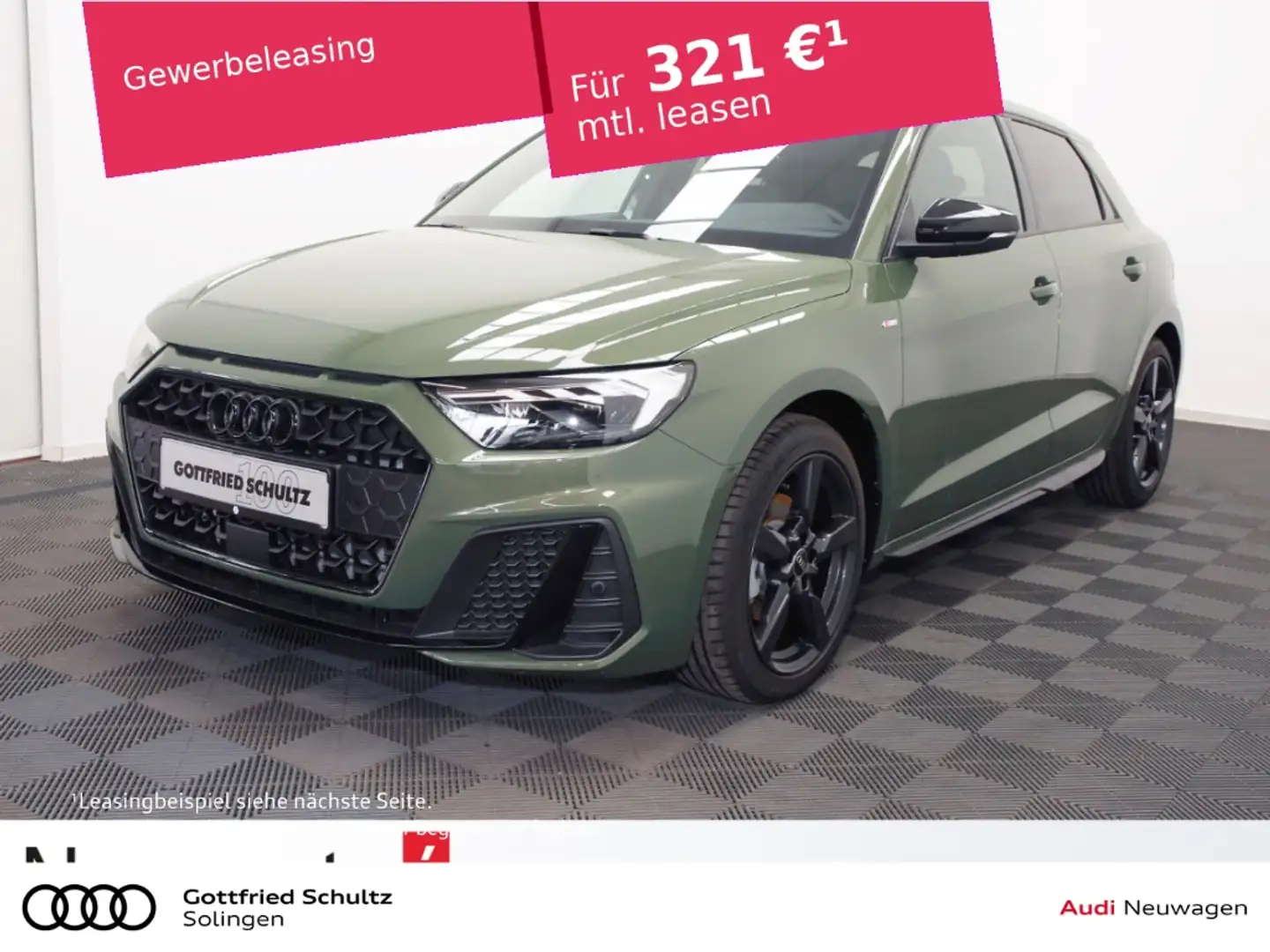 Audi A1 Sportback 35 TFSI Rückfahrkamera Smartphone S line Verde - 1