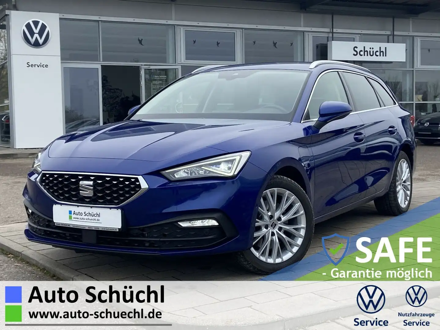 SEAT Leon ST 1.4 TSI DSG eHybrid PAKET-XL+17"+NAVI-PR Blau - 1