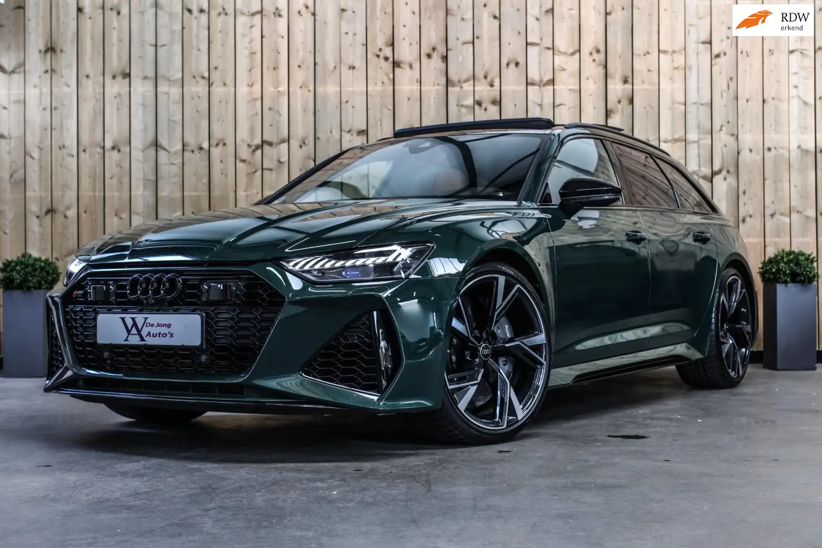 Audi RS6 TFSI Quattro *Keramisch*Pano*B&O Advanced*Soft-Clo Groen - 1