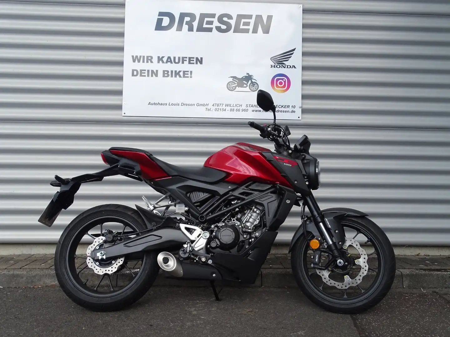 Honda CB 125 R ABS * 300 KM * 2025 * Rot - 1