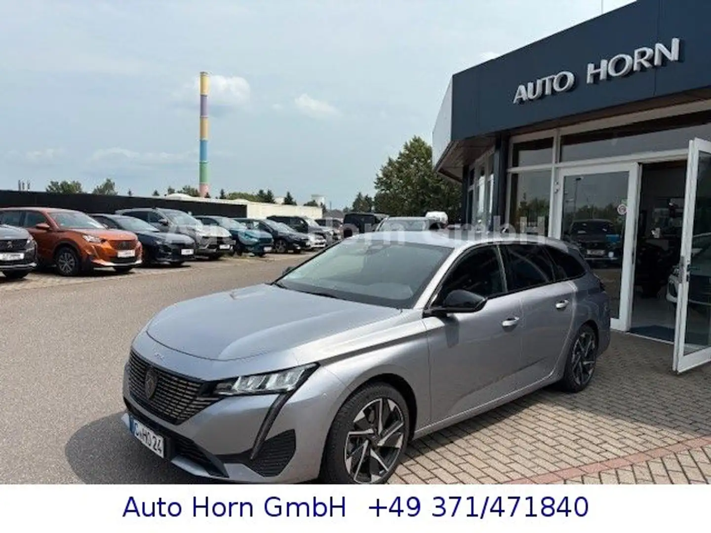 Peugeot 308 SW Hybrid 136 Allure eDSC6 Gris - 1