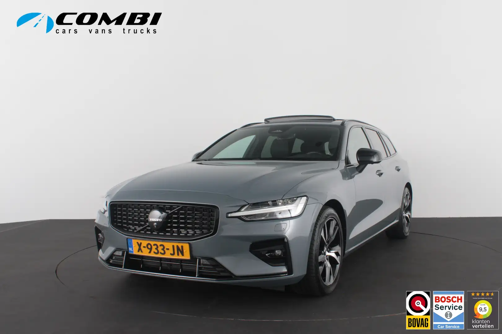 Volvo V60 2.0 B3 Plus Dark Standkachel/Pano.schuif/Trekhaa Gris - 1