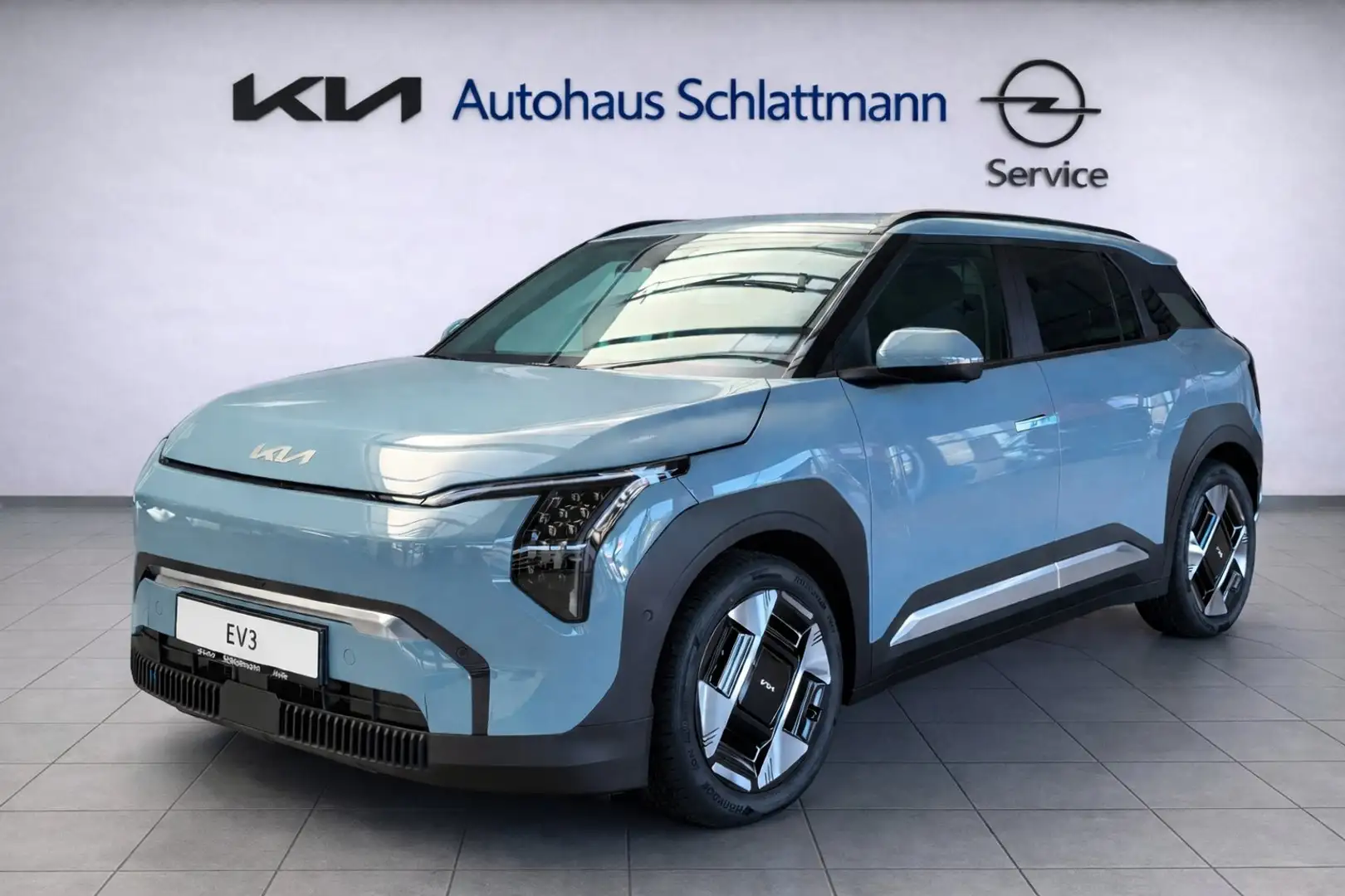 Kia EV3 81,4 kWh EARTH P3+P4+P5+P6+P7 Bleu - 1