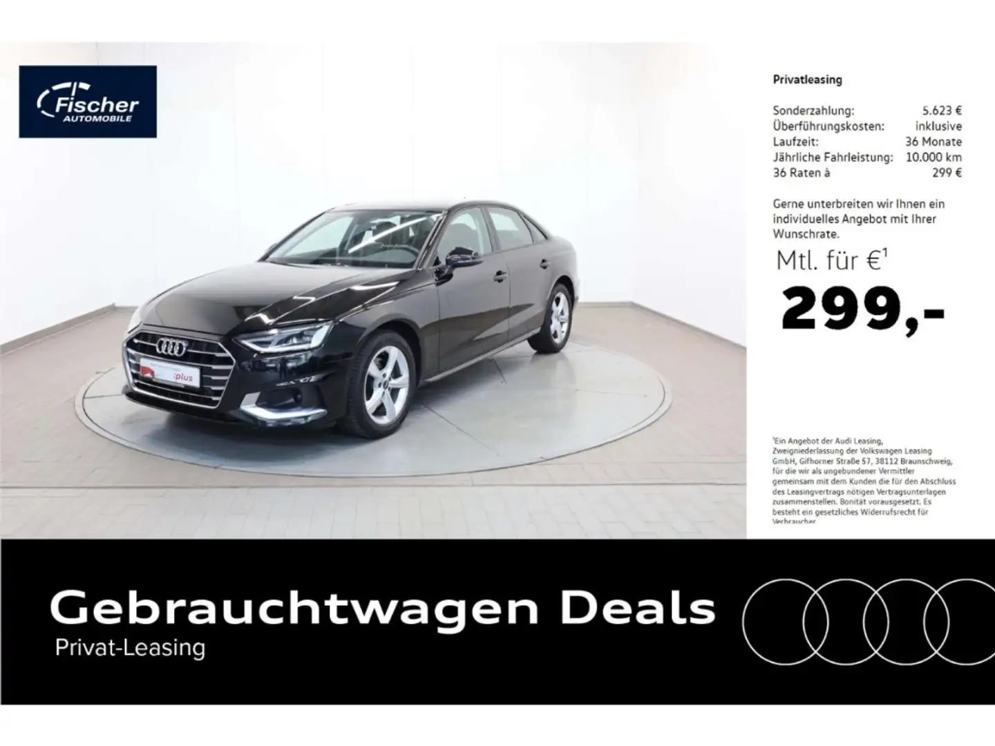 Audi A4 30 TDI advanced S-Tronic NAV/StHz/SH/AHK-Vorb. Schwarz - 1