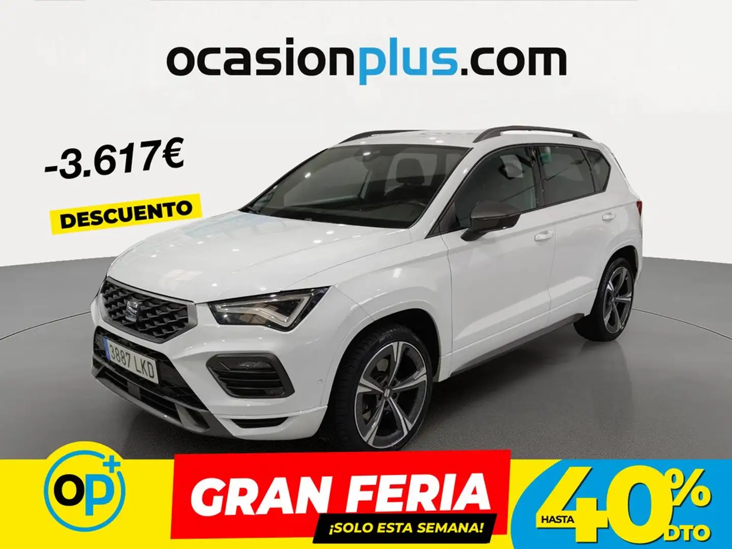 SEAT Ateca 1.5 EcoTSI S&S FR Go DSG Blanco - 1