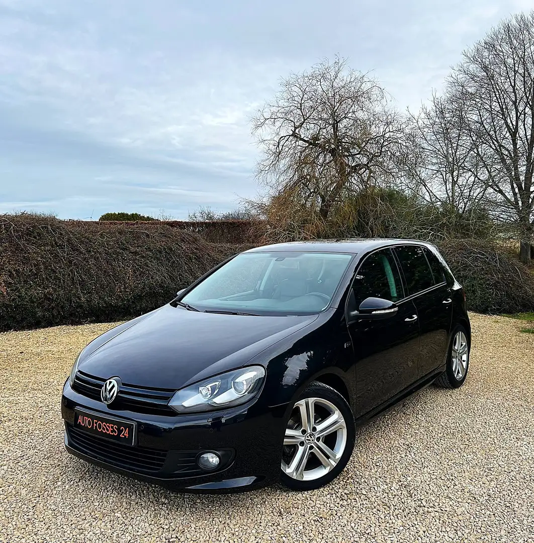 Volkswagen Golf 1.6 TDi 105 CV R-LINE SPORT FULL GPS XENON CUIR Negro - 1