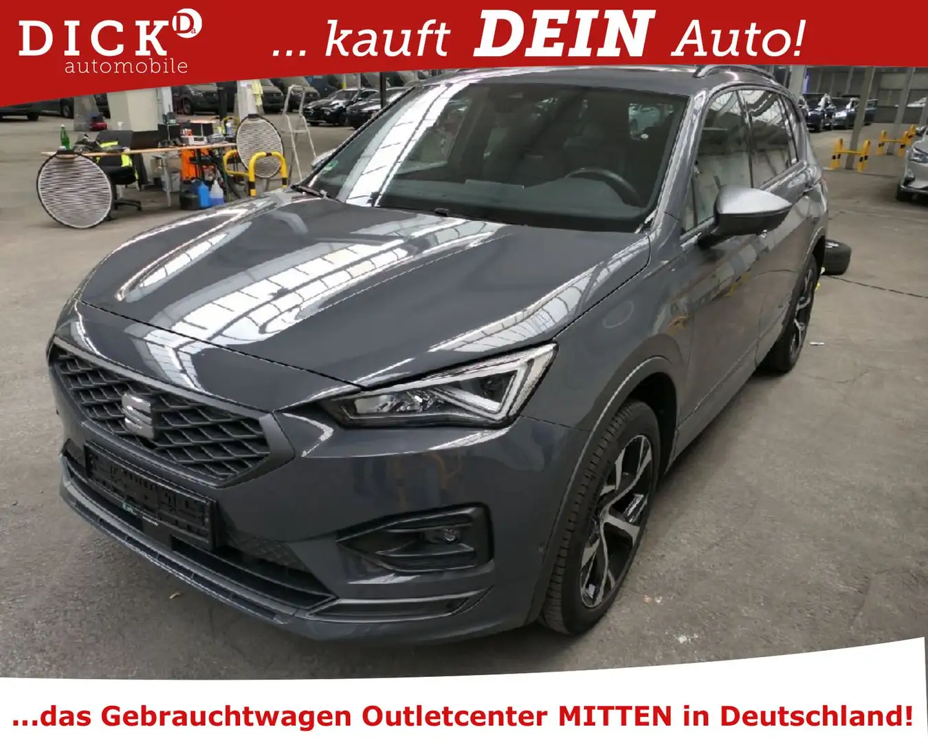 SEAT Tarraco 2.0d 4x4 DSG FR LED/ACC/DCC/BEATS/AHK/8F Gris - 1