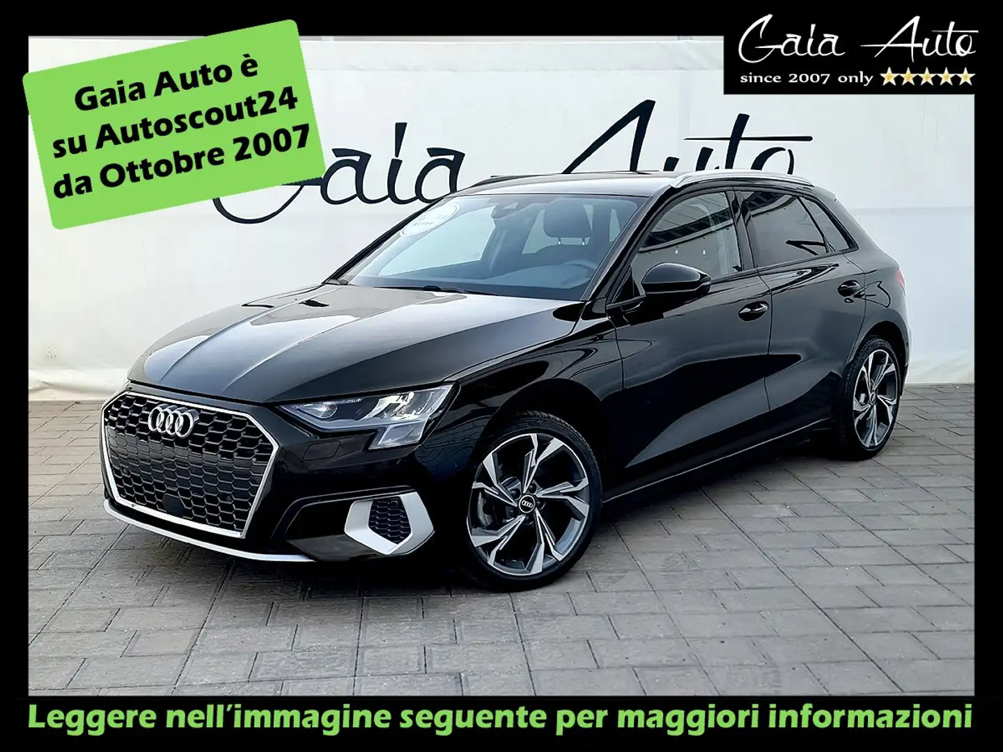 Audi A3 Sportback 30 2.0TDI Advanced + LED (varie dispo.) Nero - 1