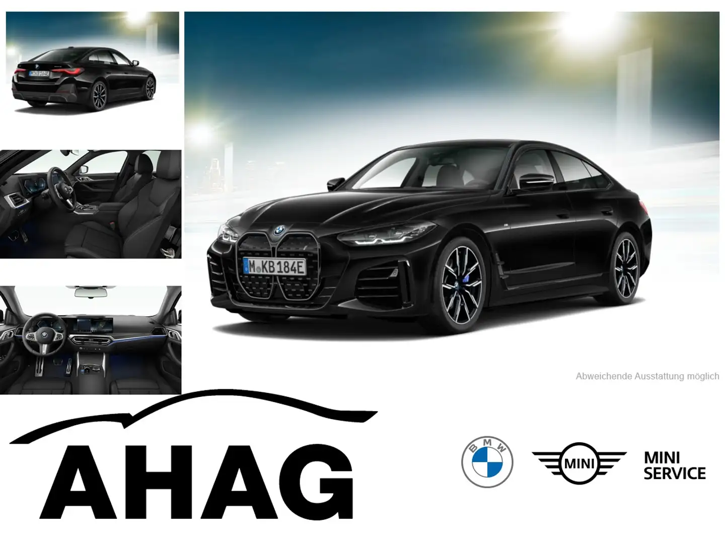 BMW i4 eDrive35 M Sportpaket Klimaaut. Memory vorn Schwarz - 1