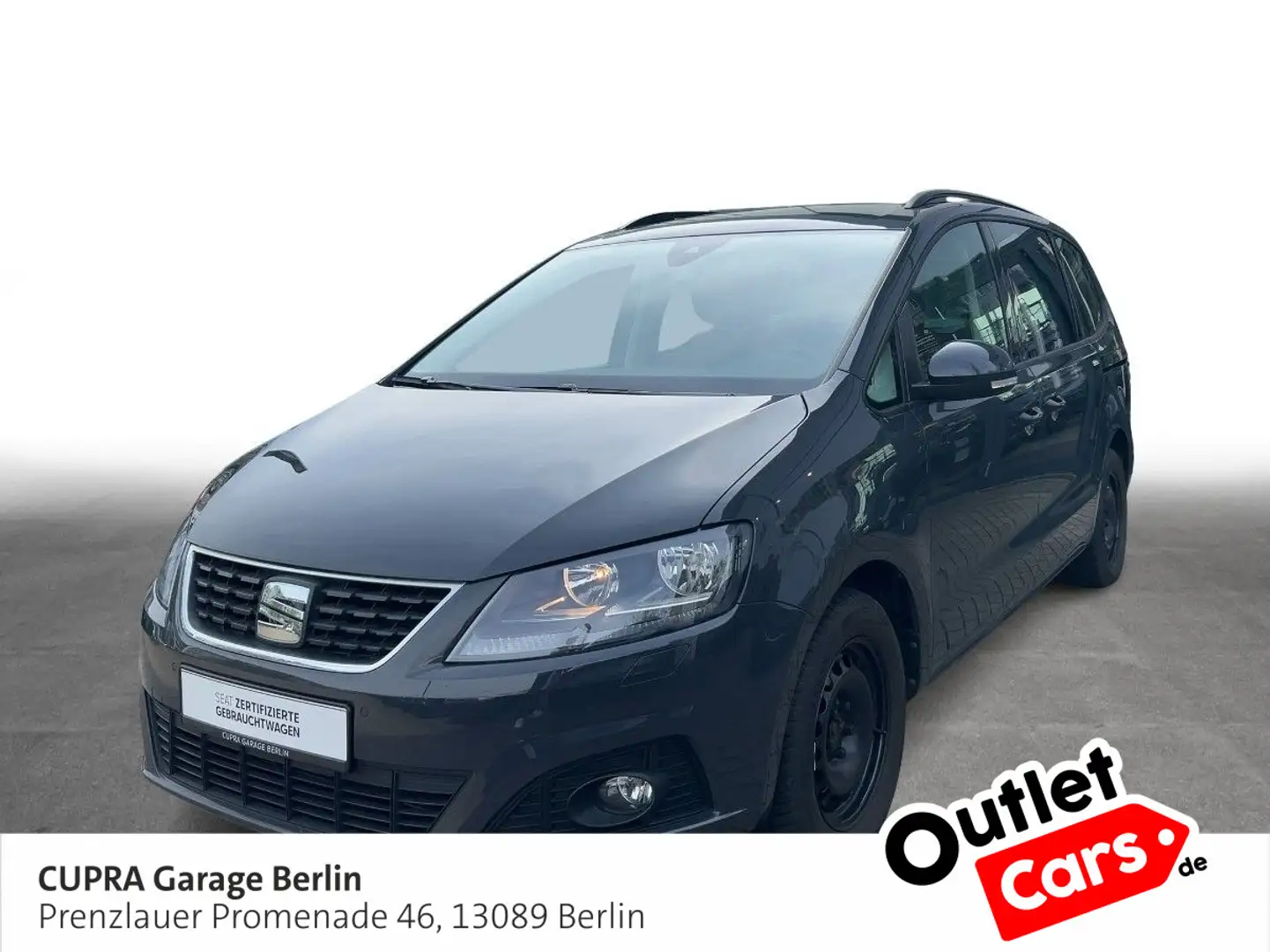 SEAT Alhambra 1.4 TSI Style AHK Full Link GRA SHZ PDC Gris - 1