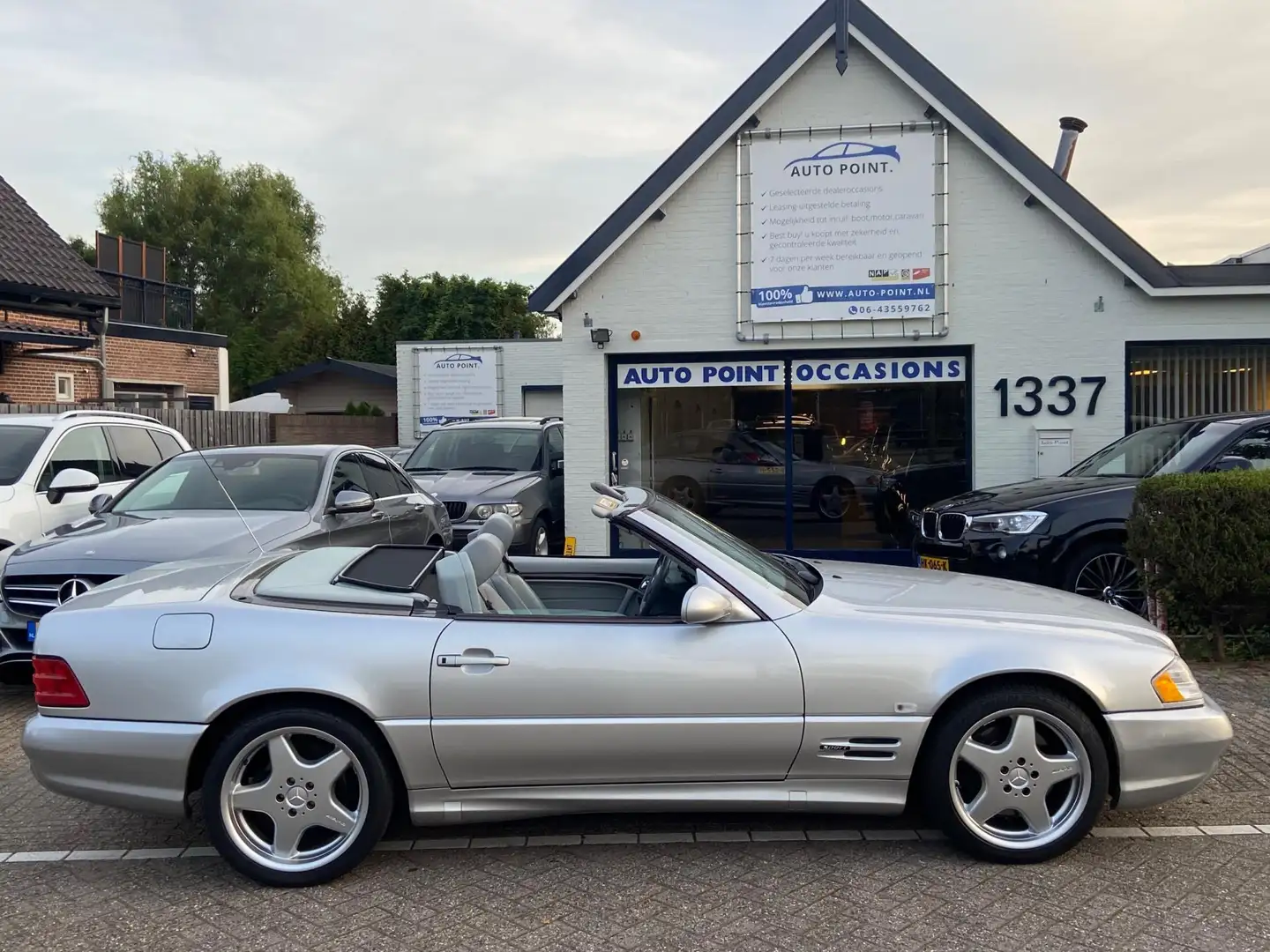 Mercedes-Benz SL 500 Cabrio AMG SPORT R129 FACELIFT 86000KM ZEER MOOI Argento - 2