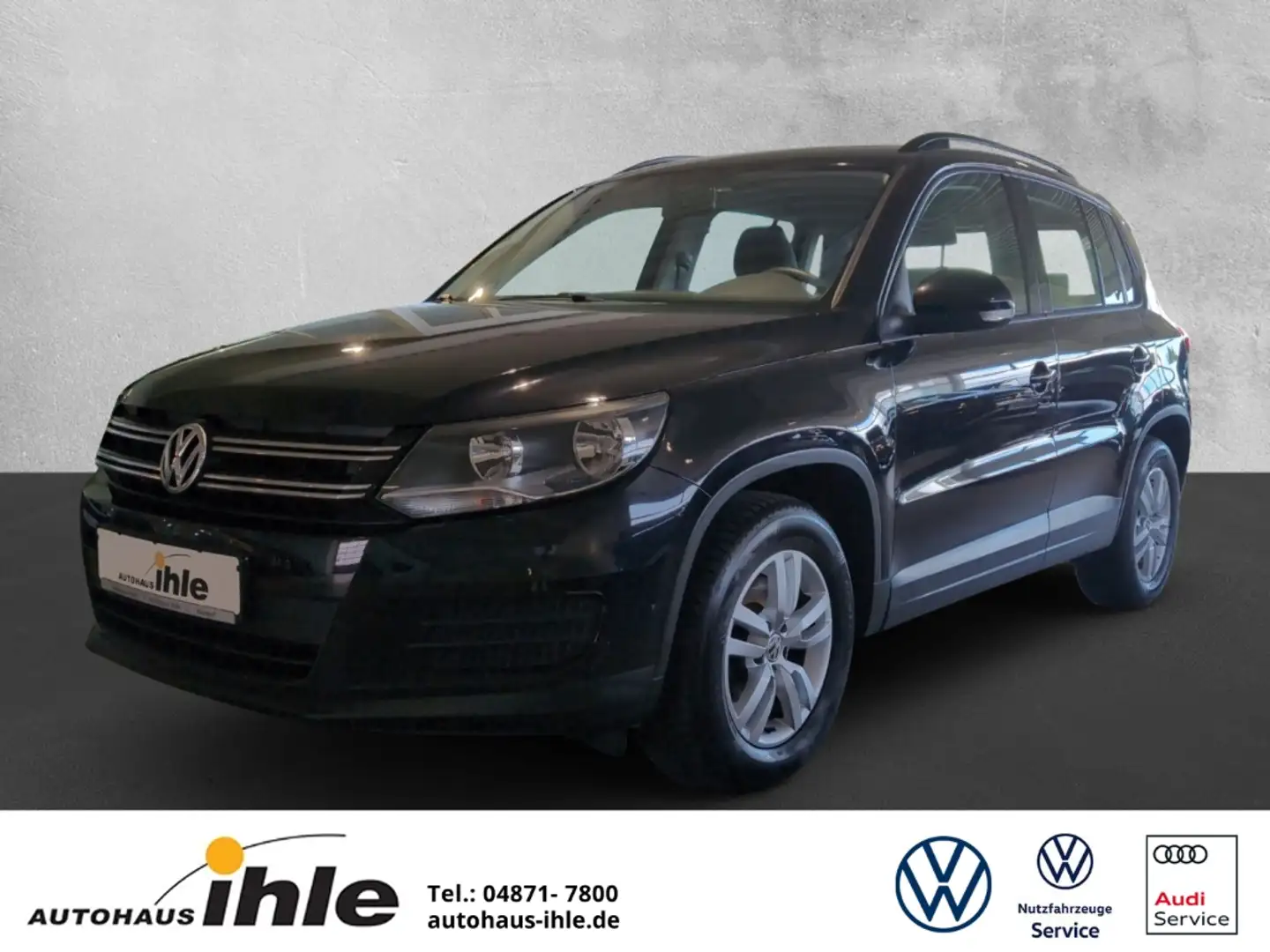 Volkswagen Tiguan Trend & Fun 1,4 TSI TEMPOMAT+NAVI+BLUETOOTH Schwarz - 1