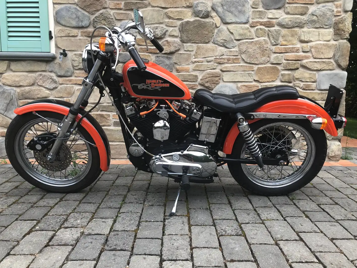 Harley-Davidson Sportster XLCH 1000 XL XLCH IRONHEAD Oranžová - 2