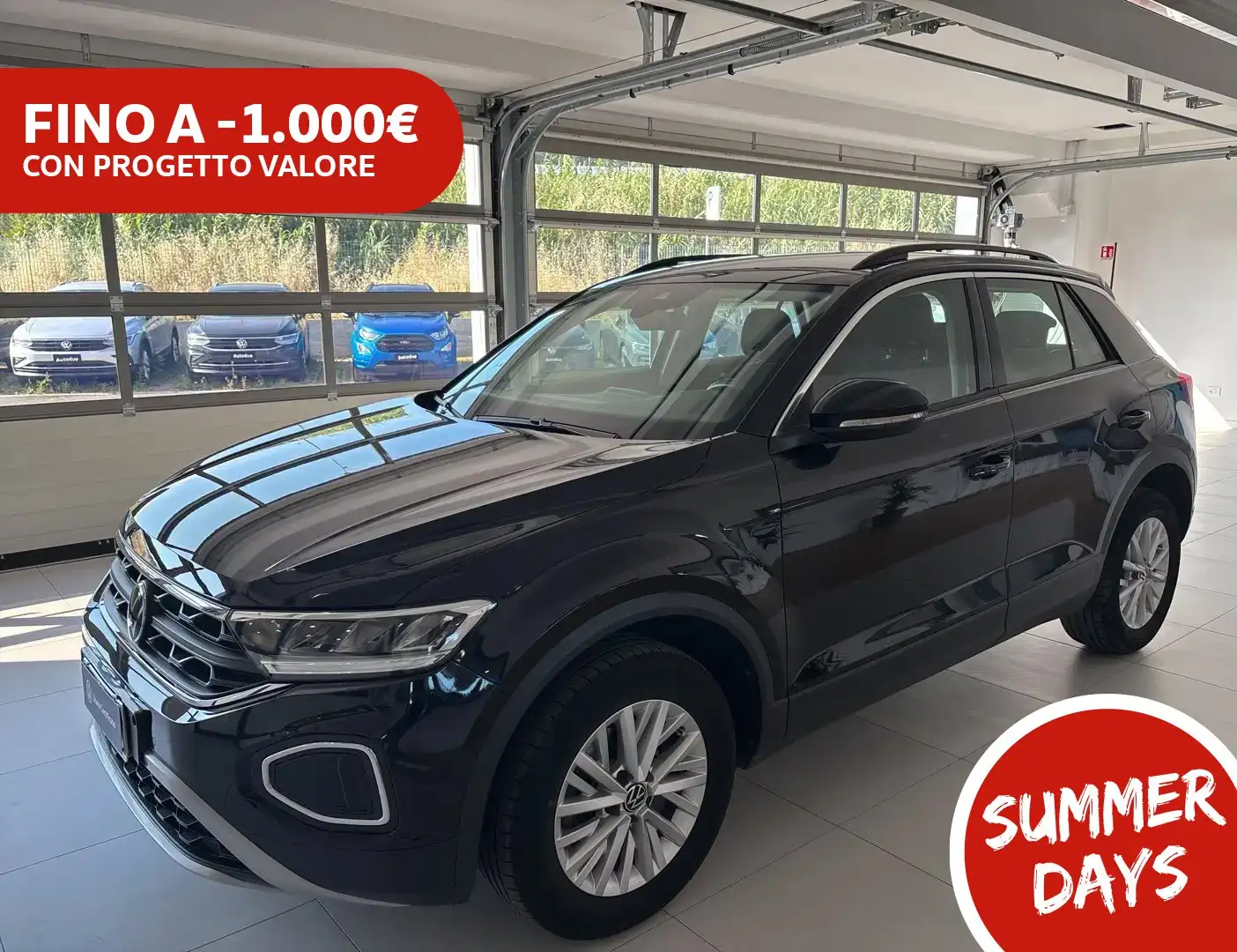 Volkswagen T-Roc 2.0 TDI SCR LIFE 115 CV Schwarz - 1