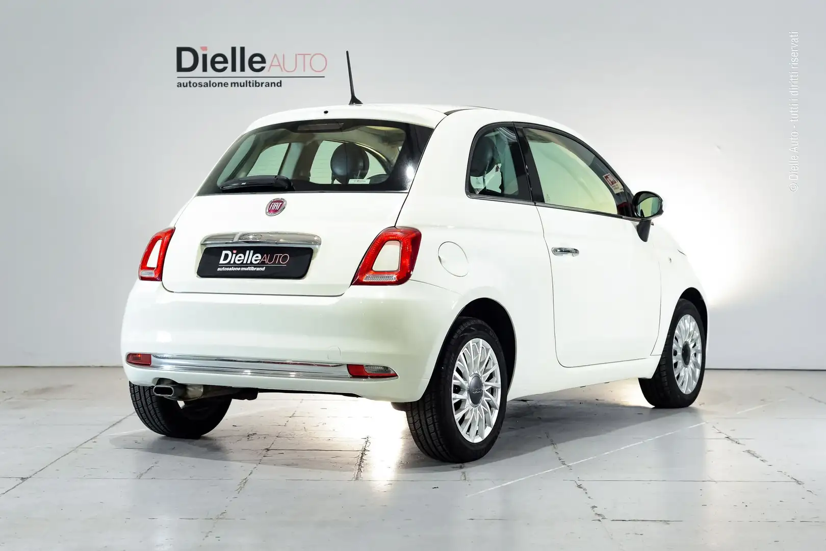 Fiat 500 500 1.2 Lounge 69CV Bianco - 2