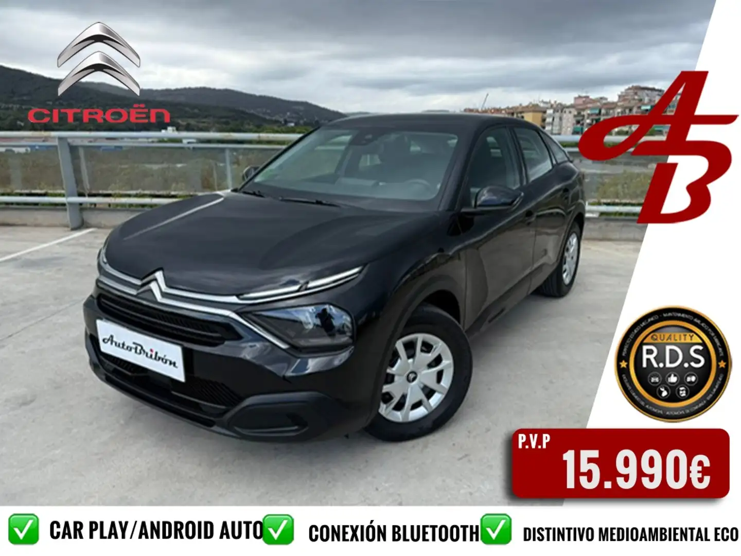 Citroen C4 1.5 BlueHDI S&S Live Pack 110 Zwart - 1